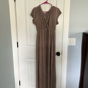 Baltic Born Taupe Maxi Dress